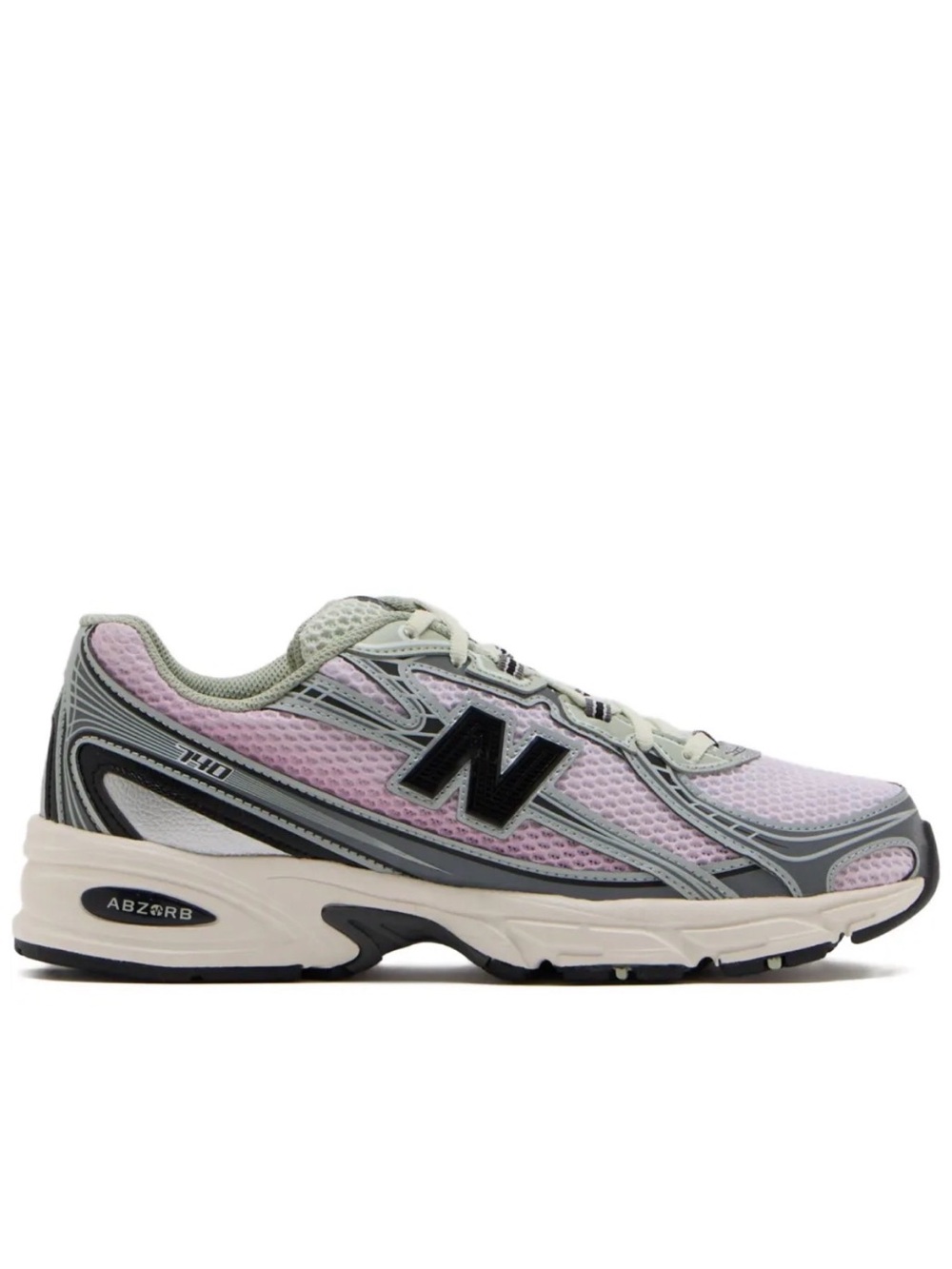 New Balance Unisex 740 Pink and Gray Athletic Sneakers